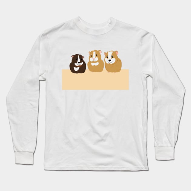 Guinea pigs: scrabers-dobby-winky Long Sleeve T-Shirt by Aurealis